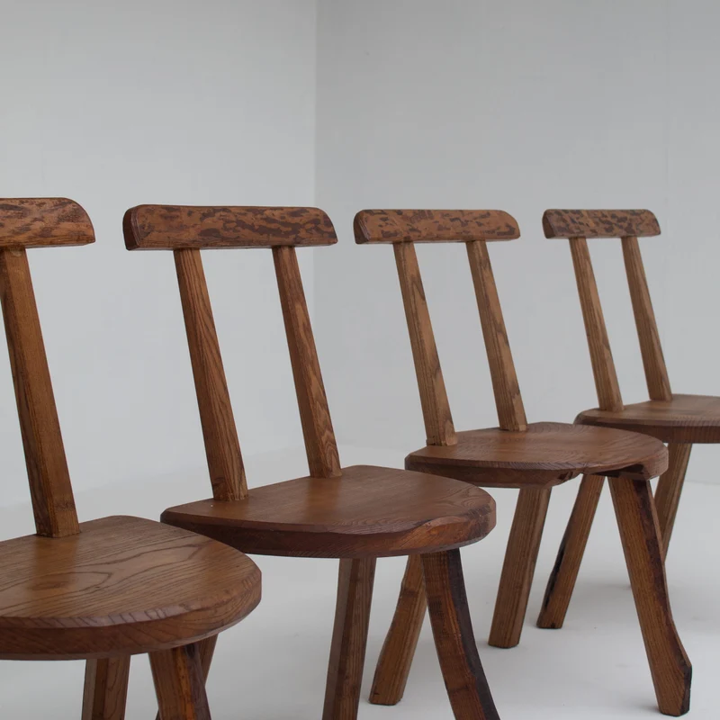 Rustic Wooden Chairs