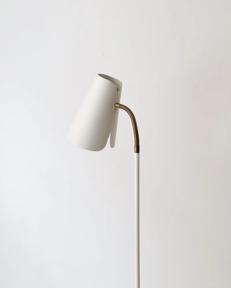 Vintage Harald Notini Böhlmarks Model 225 Brass Floor Lamp 1940s
