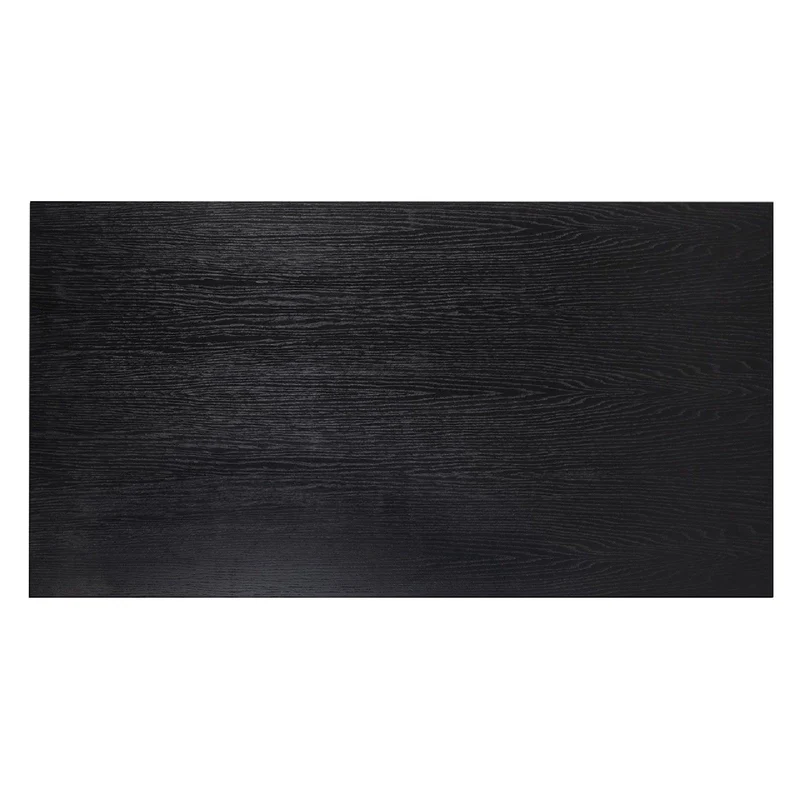 Table basse rectangulaire noir Blok H "Chêne Oakura"