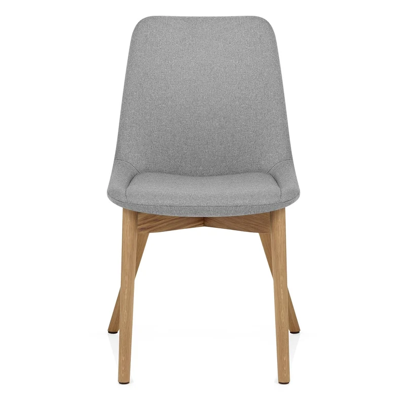 Chaise Bois Tissu - Kobe Gris