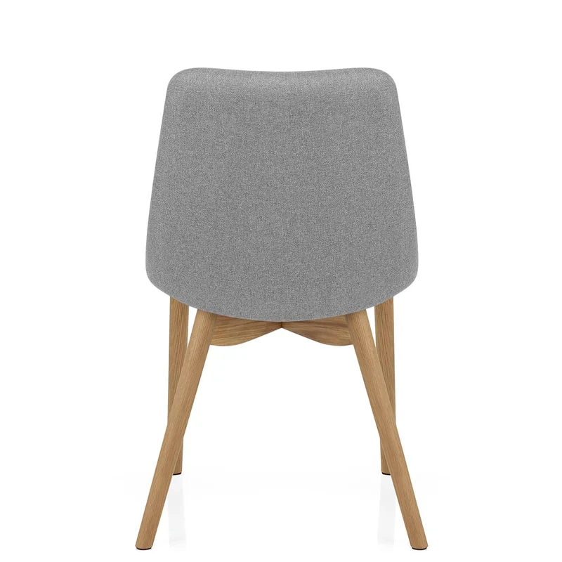 Chaise Bois Tissu - Kobe Gris