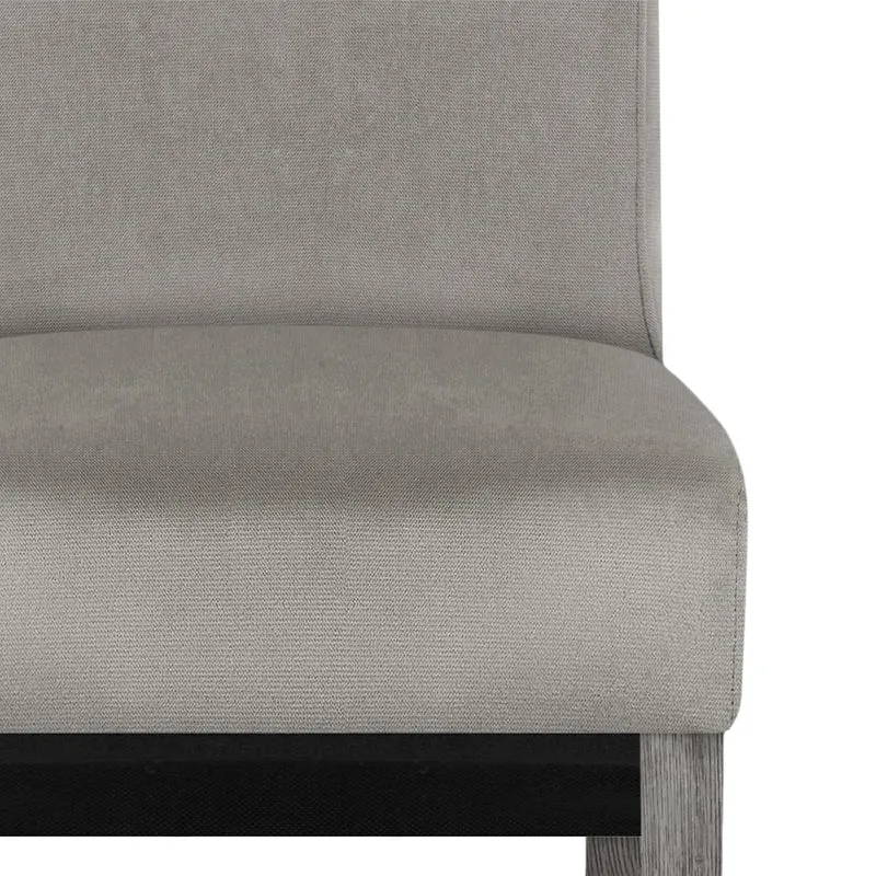 Chaise Bois Velours - Carlo Gris