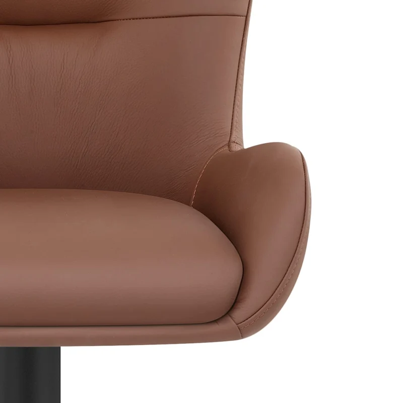 Tabouret Cuir Véritable - Faraday Marron