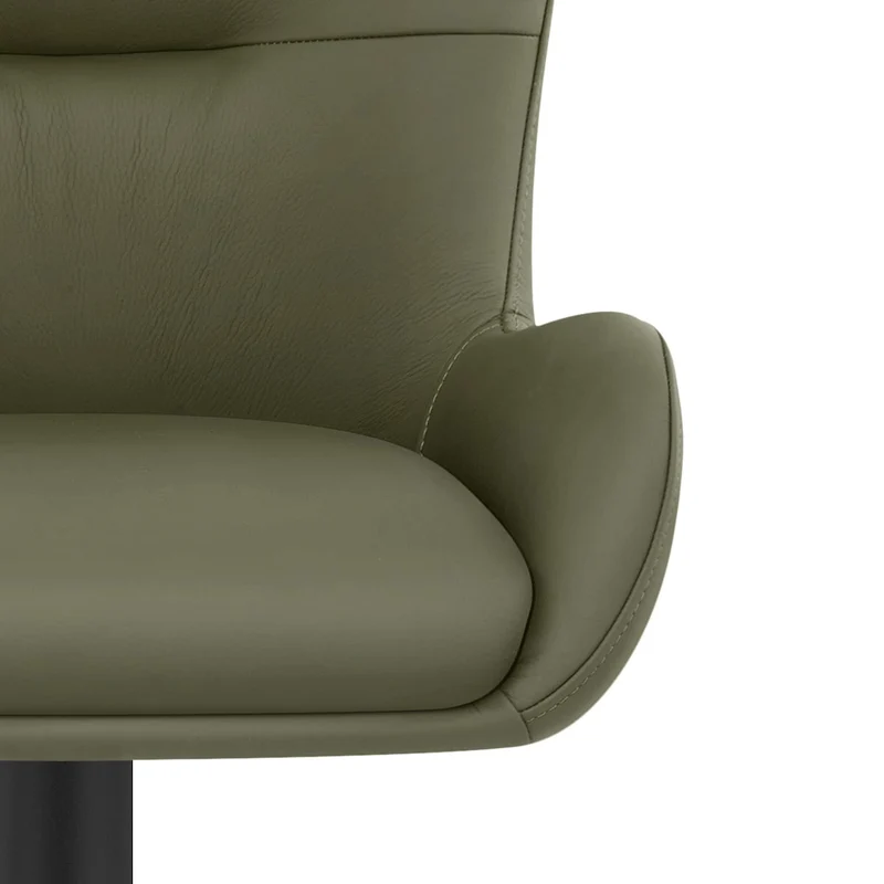 Tabouret Cuir Véritable - Faraday Vert