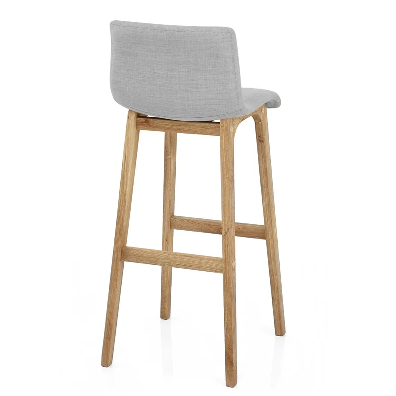 Tabouret de Bar en Tissu - Drift Gris