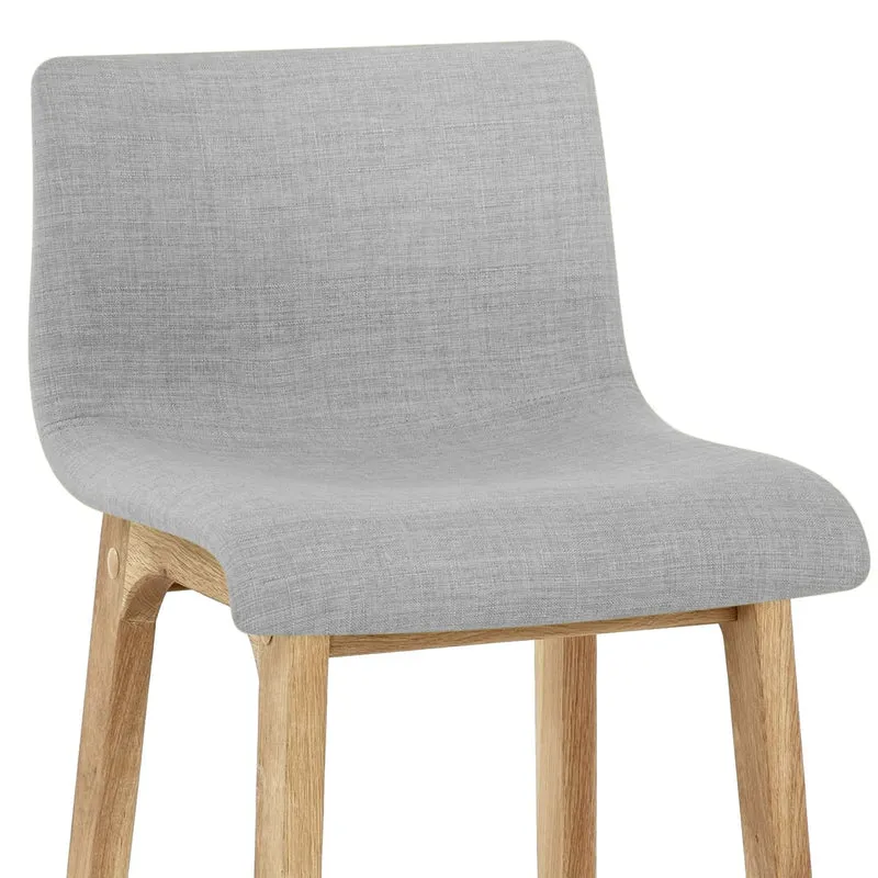 Tabouret de Bar en Tissu - Drift Gris