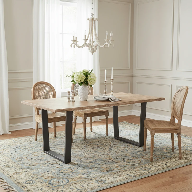 Table rectangulaire 160cm en acacia massif | Forest