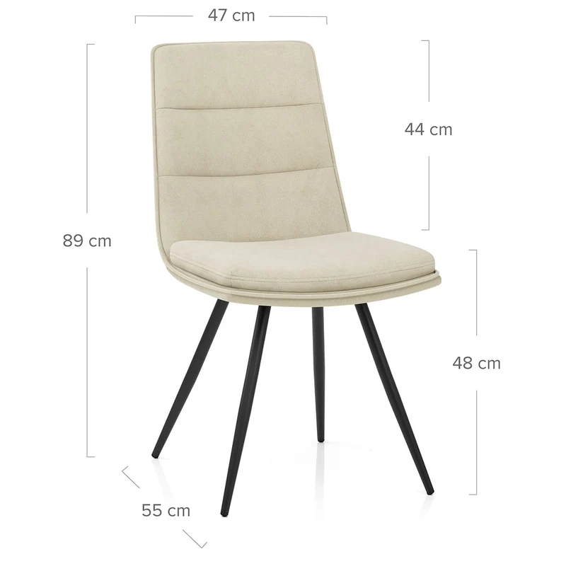 Chaise Velours - Gio Crème