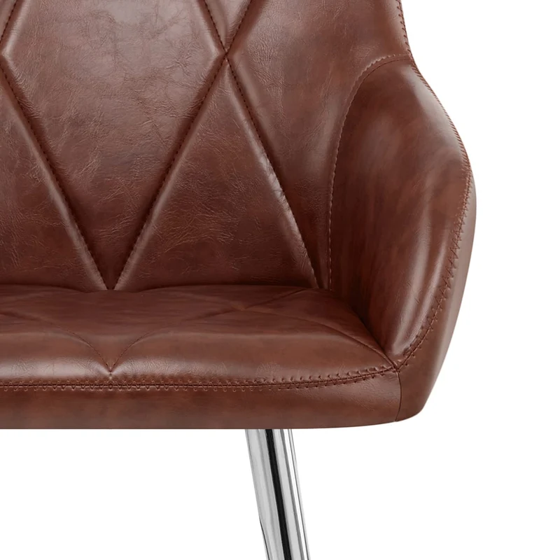 Tabouret de Bar Faux Cuir Antique - Mason Marron