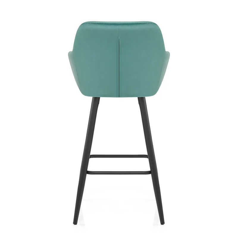 Tabouret de Bar Velours - Lanson Vert
