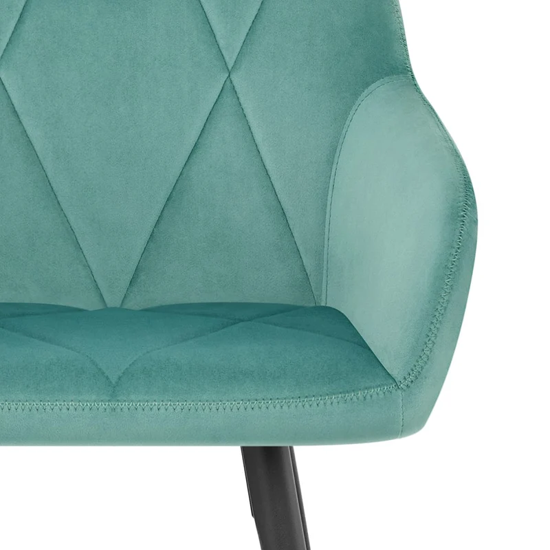 Tabouret de Bar Velours - Lanson Vert