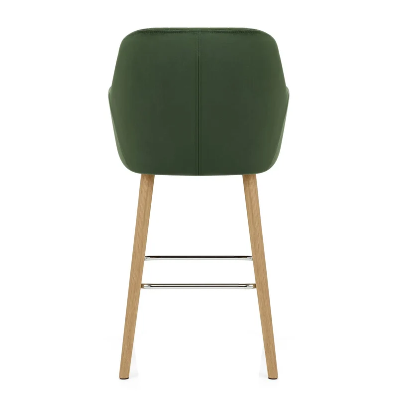 Chaise de bar Bois Velours - Rio Vert