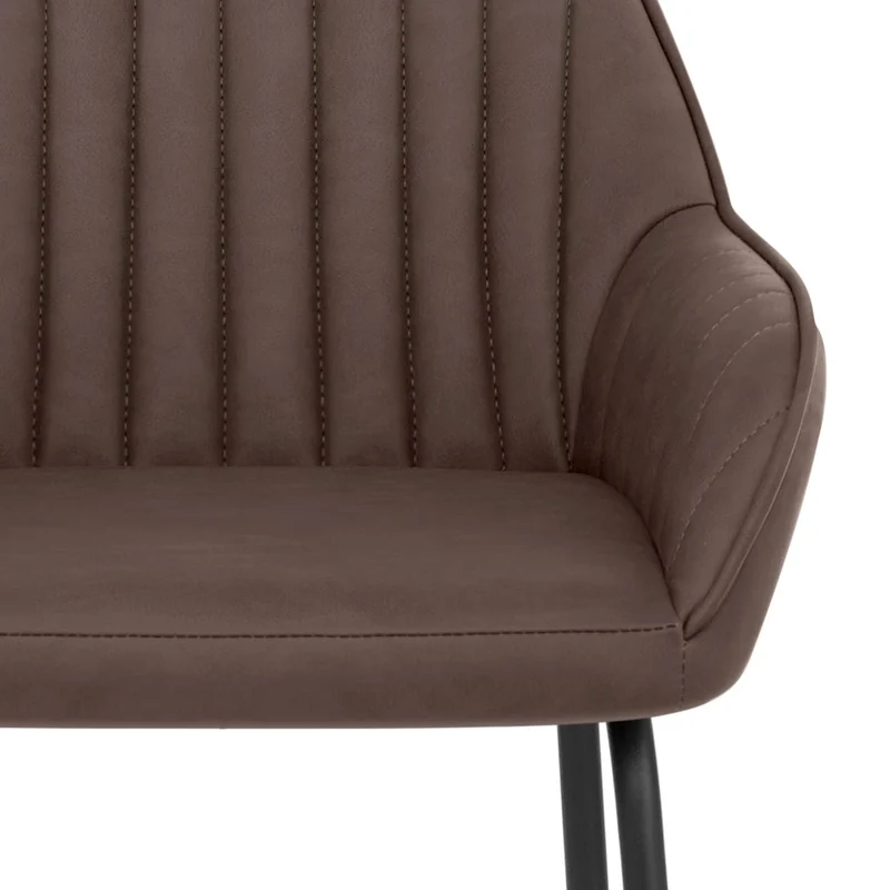 Chaise de Bar Faux Cuir - Kanto Marron