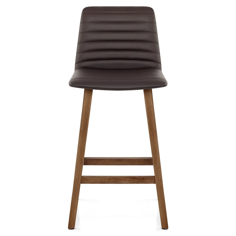Tabouret de Bar Faux Cuir - Spritz Marron