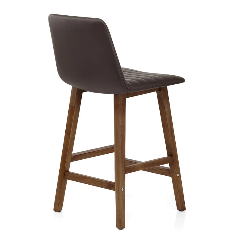 Tabouret de Bar Faux Cuir - Spritz Marron