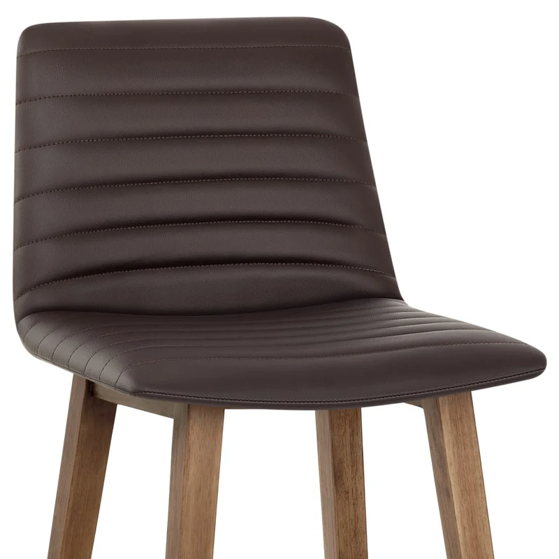 Tabouret de Bar Faux Cuir - Spritz Marron