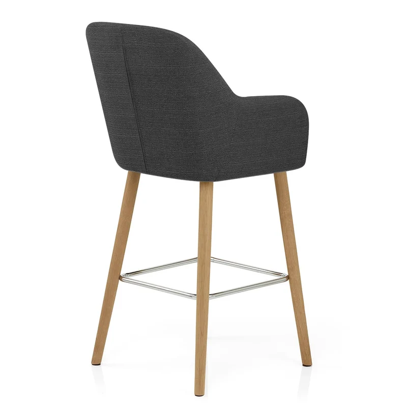 Tabouret de Bar Tissu - Rio Gris Foncé