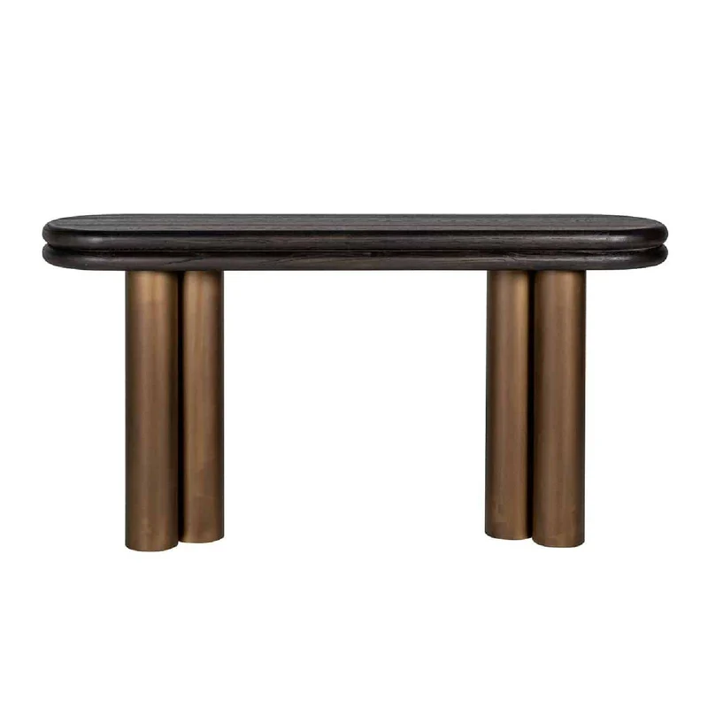 Table Macaron (noir rustic)