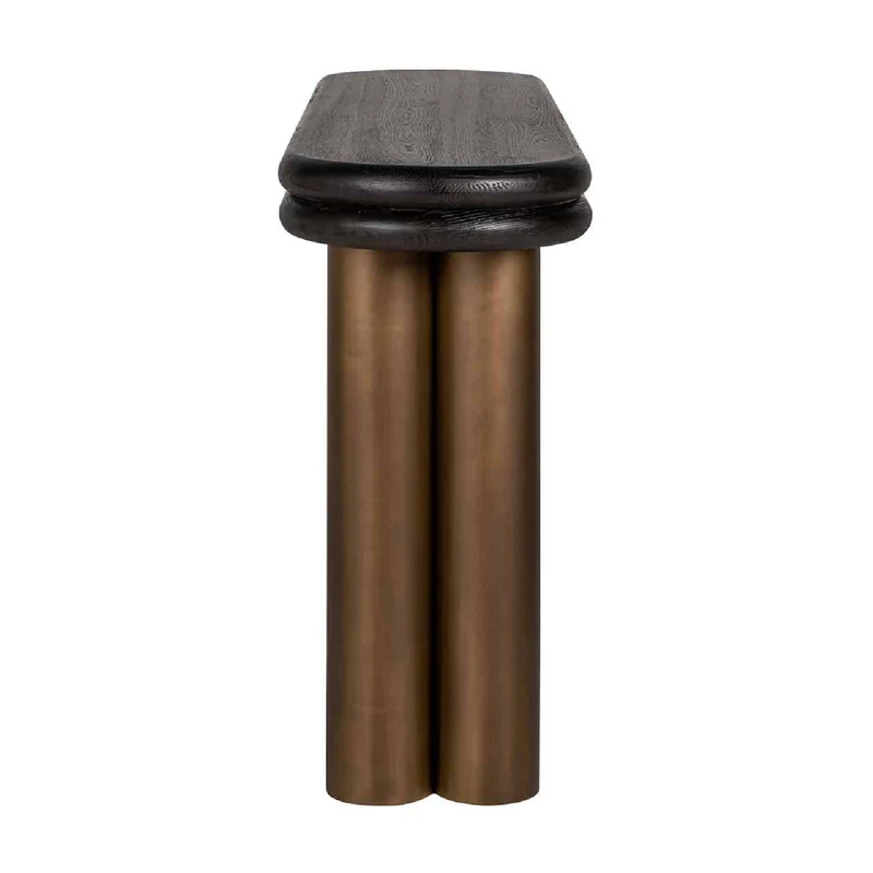 Table Macaron (noir rustic)