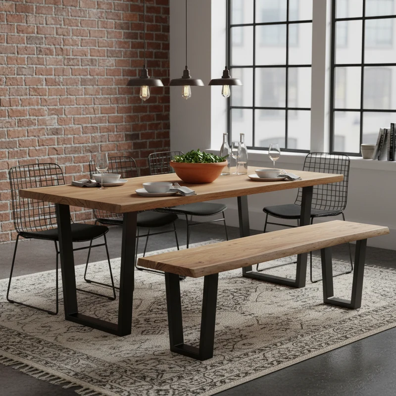 Banc bois naturel 152 cm | Acacia Forest