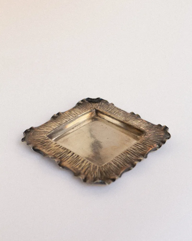 Silver-Plated Scallop Dish