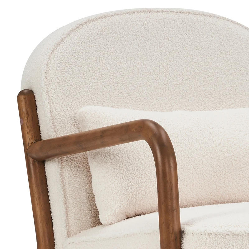 Chaise d'appoint aspect cuir ou en tissu - Fani