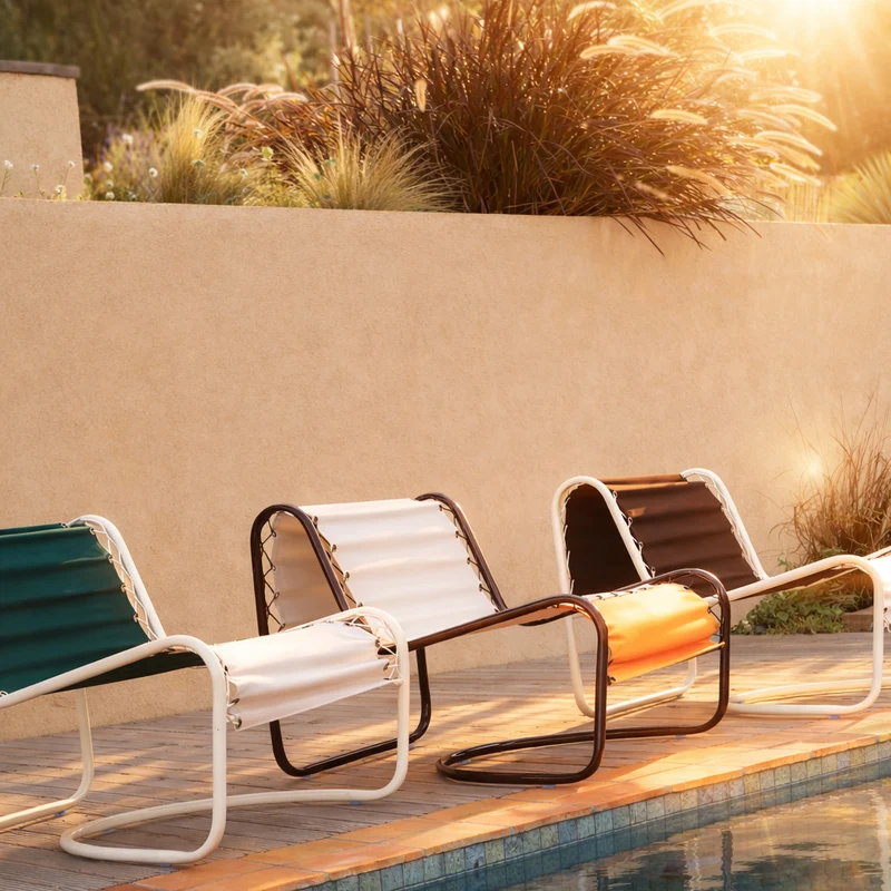 Fauteuil Campo outdoor bicolore