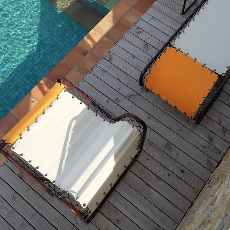 Fauteuil Campo outdoor bicolore