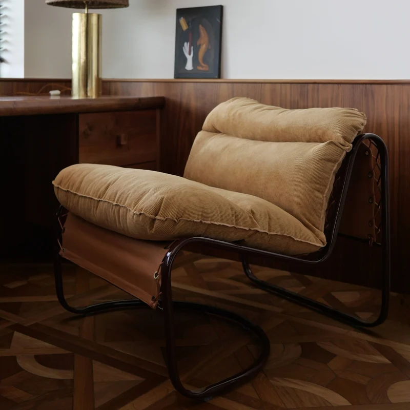 Fauteuil Campo velours milleraies