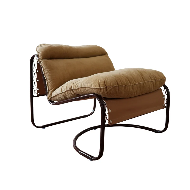 Fauteuil Campo velours milleraies