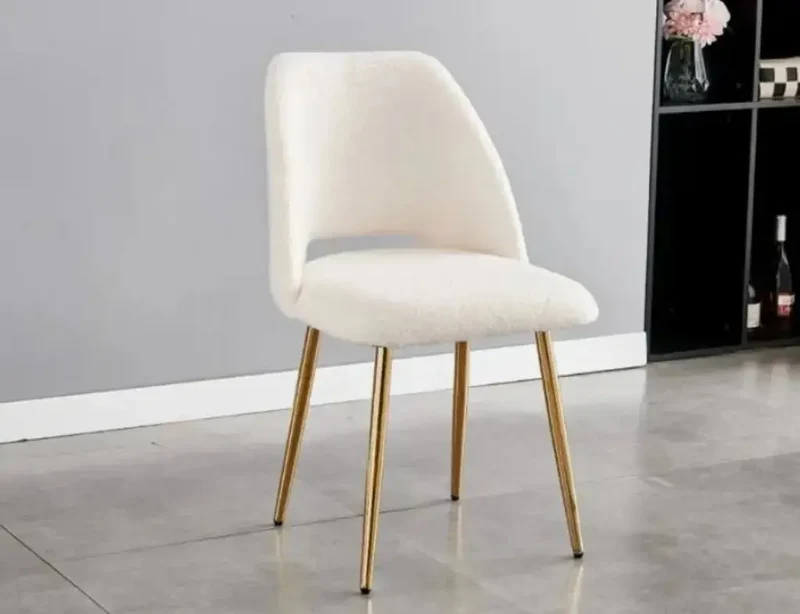 Nuage Tissu Molletonné - Chaise de salle à manger - Par Lot de 2
