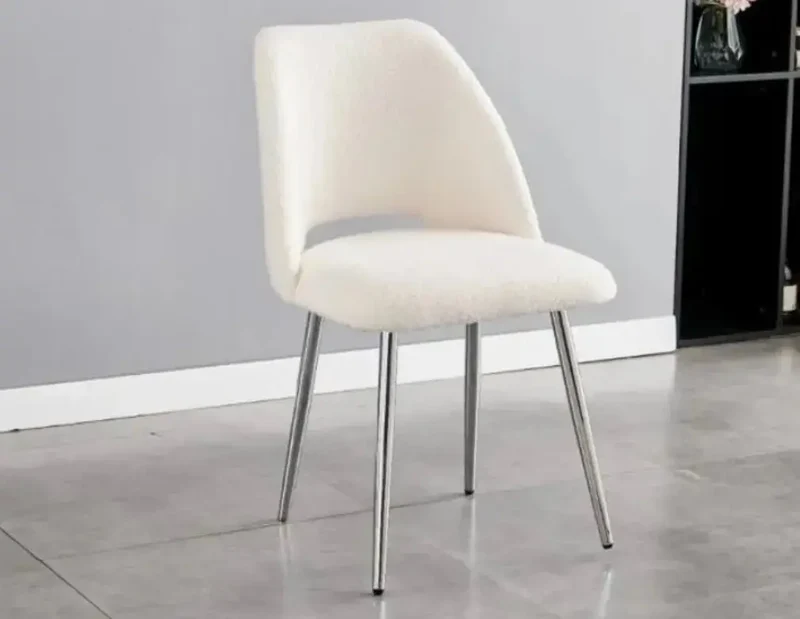 Nuage Tissu Molletonné - Chaise de salle à manger - Par Lot de 2