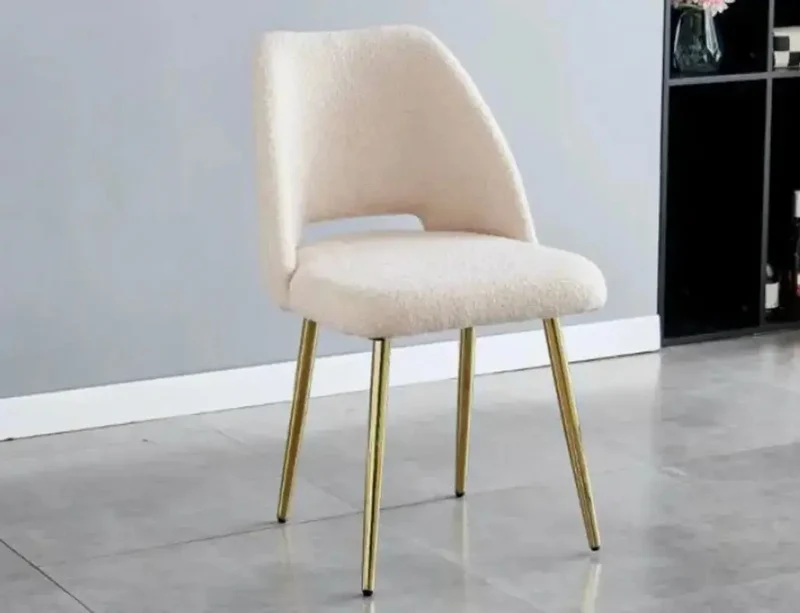 Nuage Tissu Molletonné - Chaise de salle à manger - Par Lot de 2