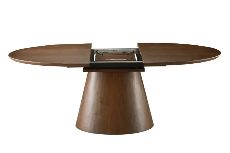 Table de Salle à Manger Extensible en Bois Massif OVANA - de 160 cm à 200 cm