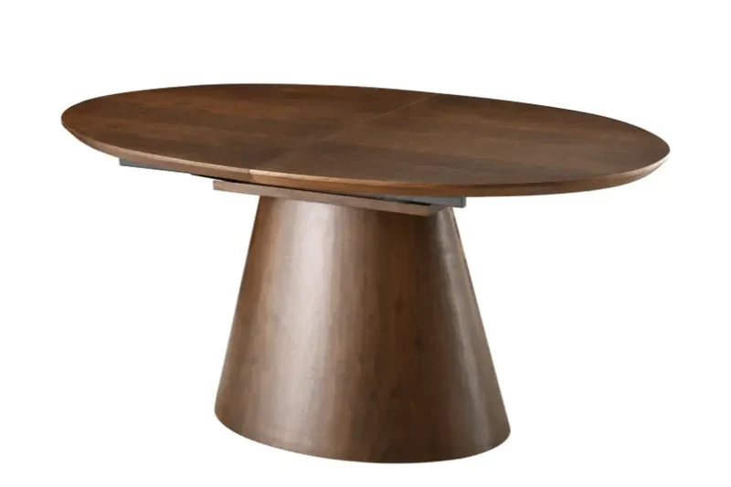 Table de Salle à Manger Extensible en Bois Massif OVANA - de 160 cm à 200 cm