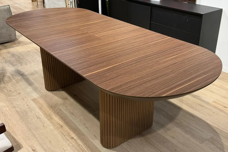 Table Extensible Ovale de Salle à Manger ORIO - De 206 à 286 cm