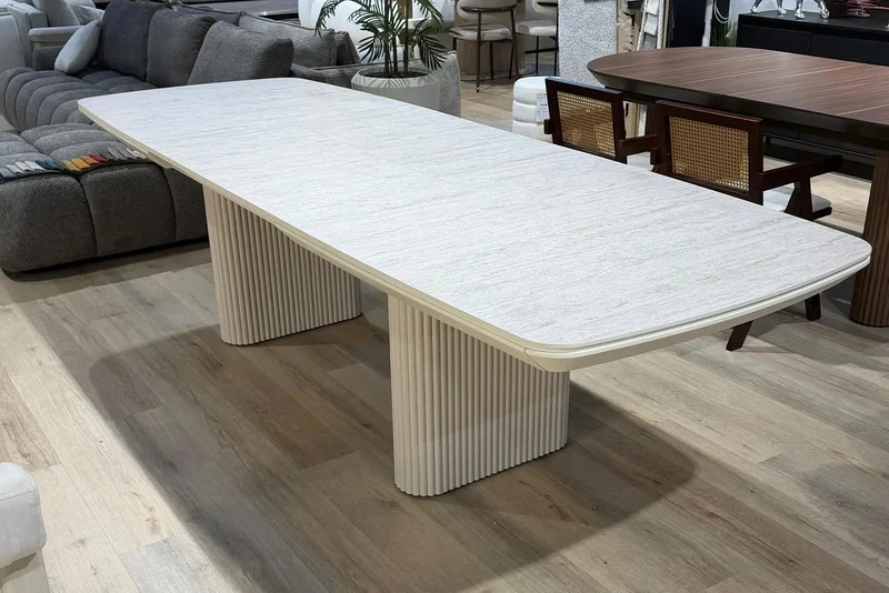 Table Extensible de Salle à Manger PALMA - De 206 à 296 cm