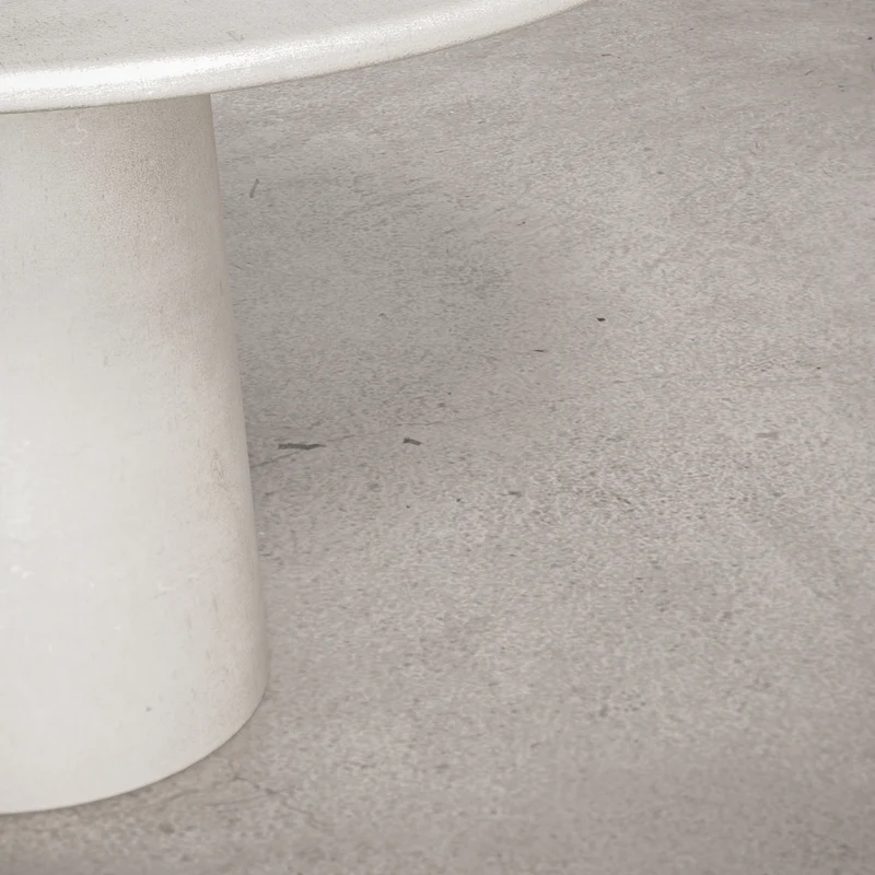 Table à manger d'extérieur - Legna - 140 cm - MicroSkin - Cloudy Latte