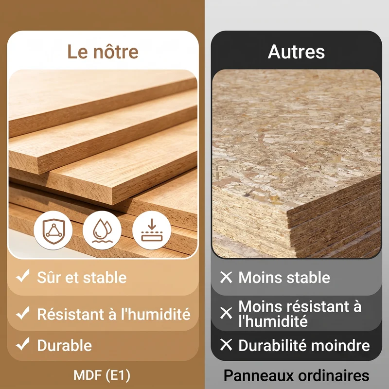 SoBuy FKW133-SCH Desserte de Cuisine à Roulettes – Plan Bois 99 cm, Tiroir, Placard 2 Portes, 3 Étagères, 75 kg | Noir