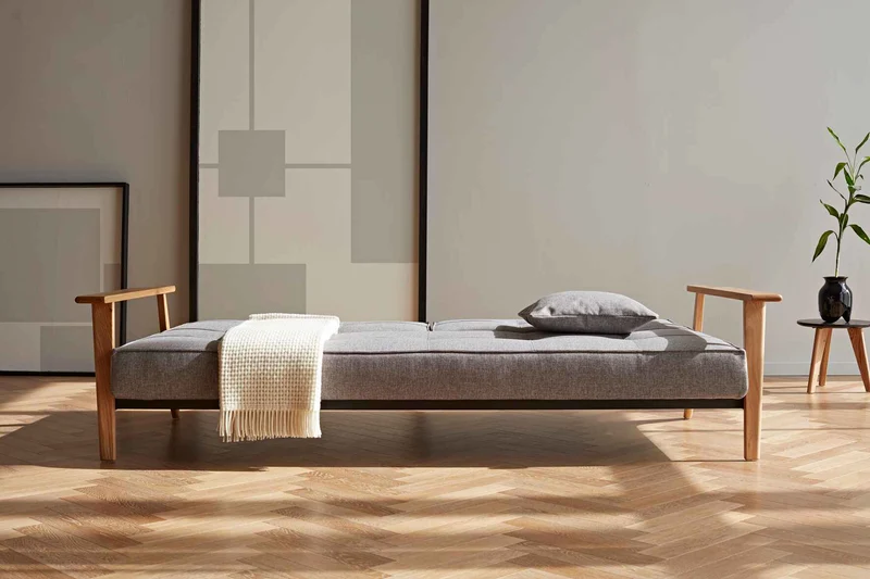Canapé-lit Innovation Living - Splitback Frej Oak w Armrest