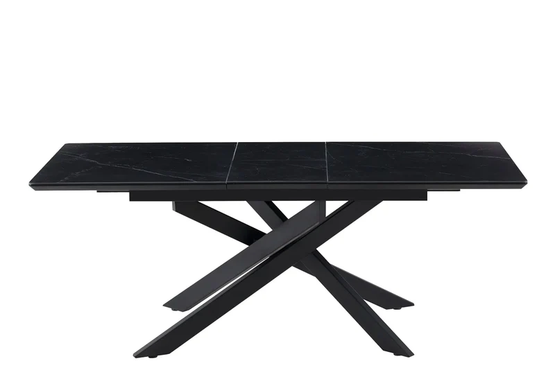 Table extensible céramique marbre noir - Joy
