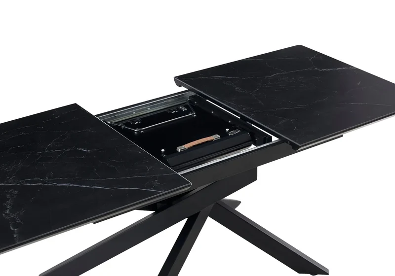 Table extensible céramique marbre noir - Joy