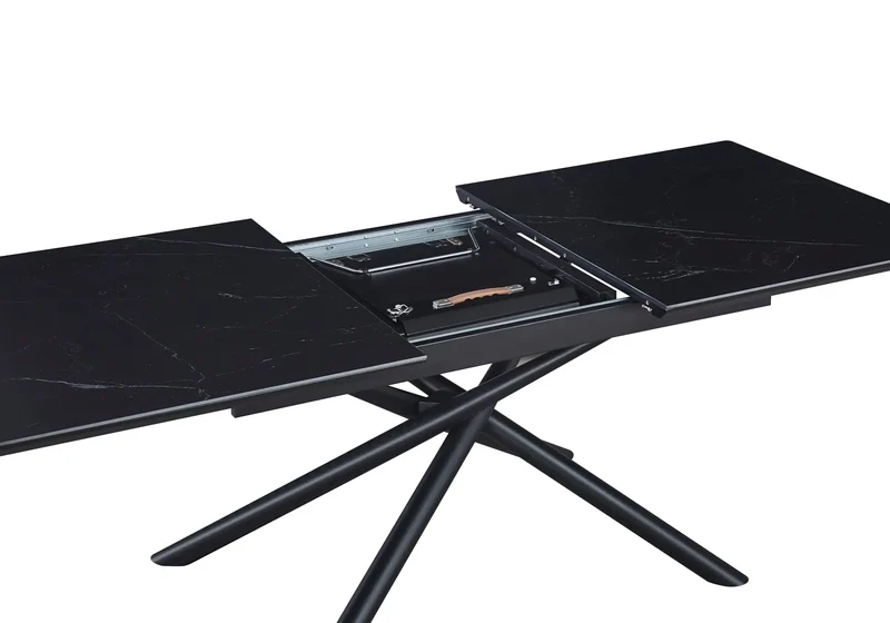 Table extensible céramique noir - Patsy