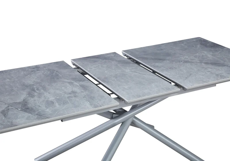 Table extensible céramique gris - Patsy