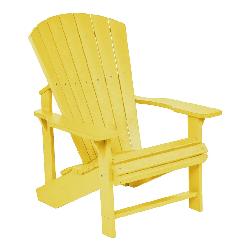 Chaise extérieure en plastique recyclé - Adirondack Classique C01