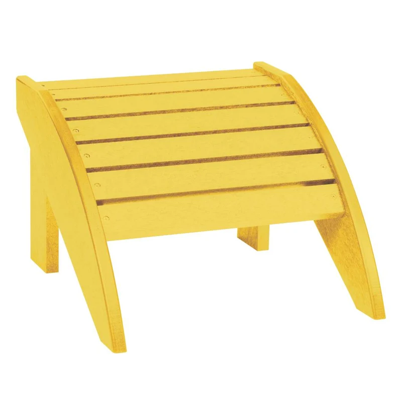 Repose-pieds extérieur en plastique recyclé - Classique F01