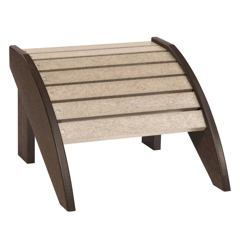 Repose-pieds extérieur en plastique recyclé - Classique F01
