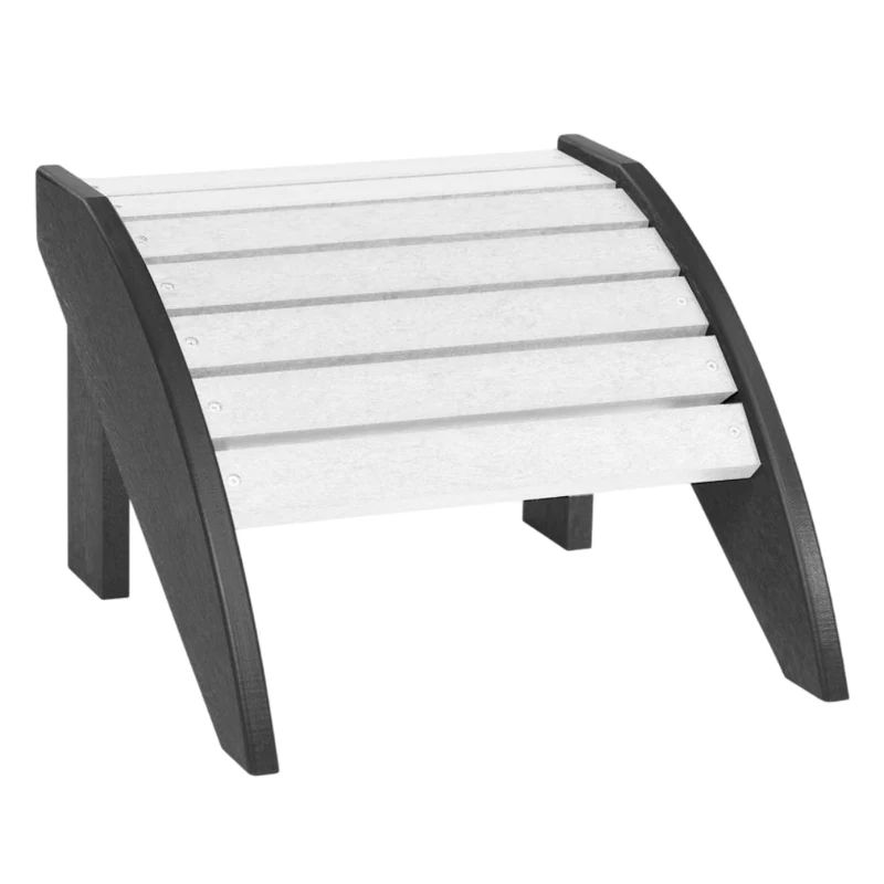 Repose-pieds extérieur en plastique recyclé - Classique F01