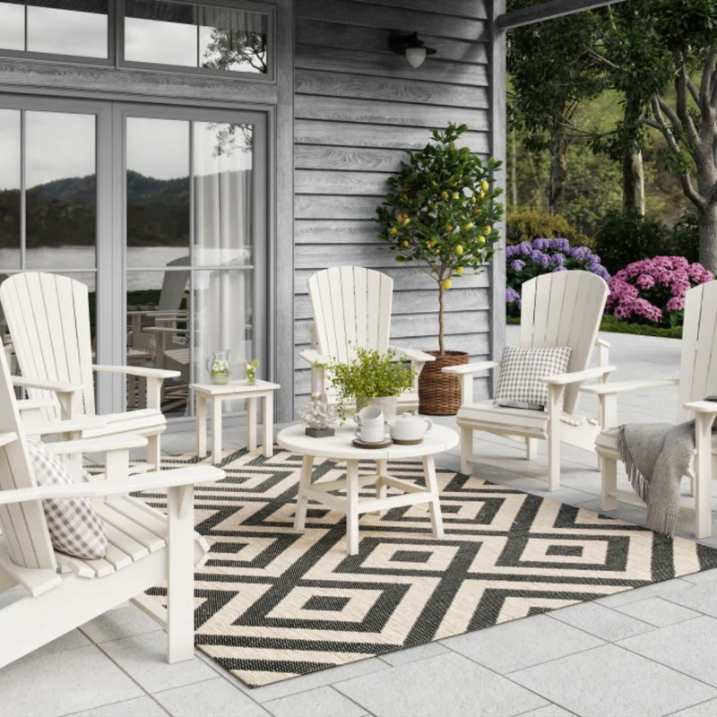 Chaise extérieure en plastique recyclé - Adirondack Verticale C03