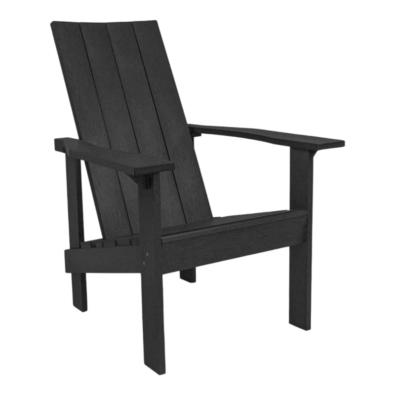 Chaise extérieure en plastique recyclé - Adirondack Moderne C06